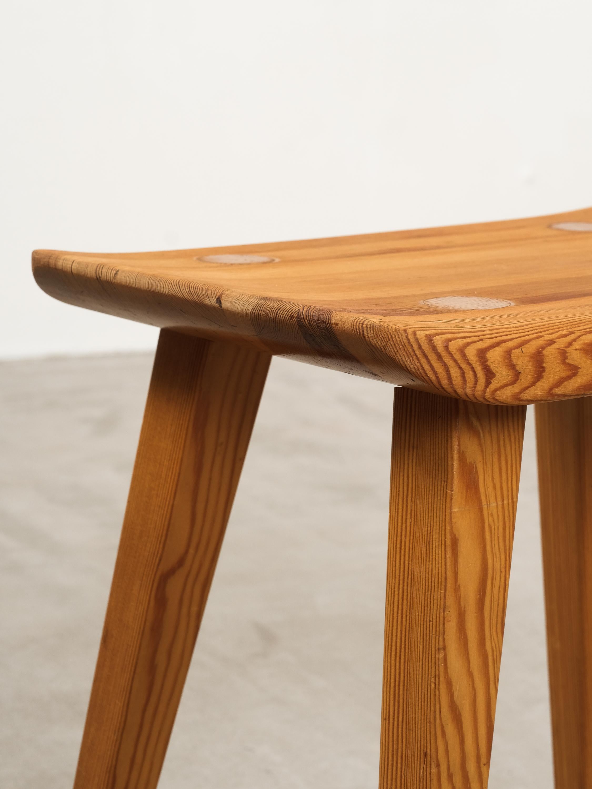 Swedish Pine Stool Model 