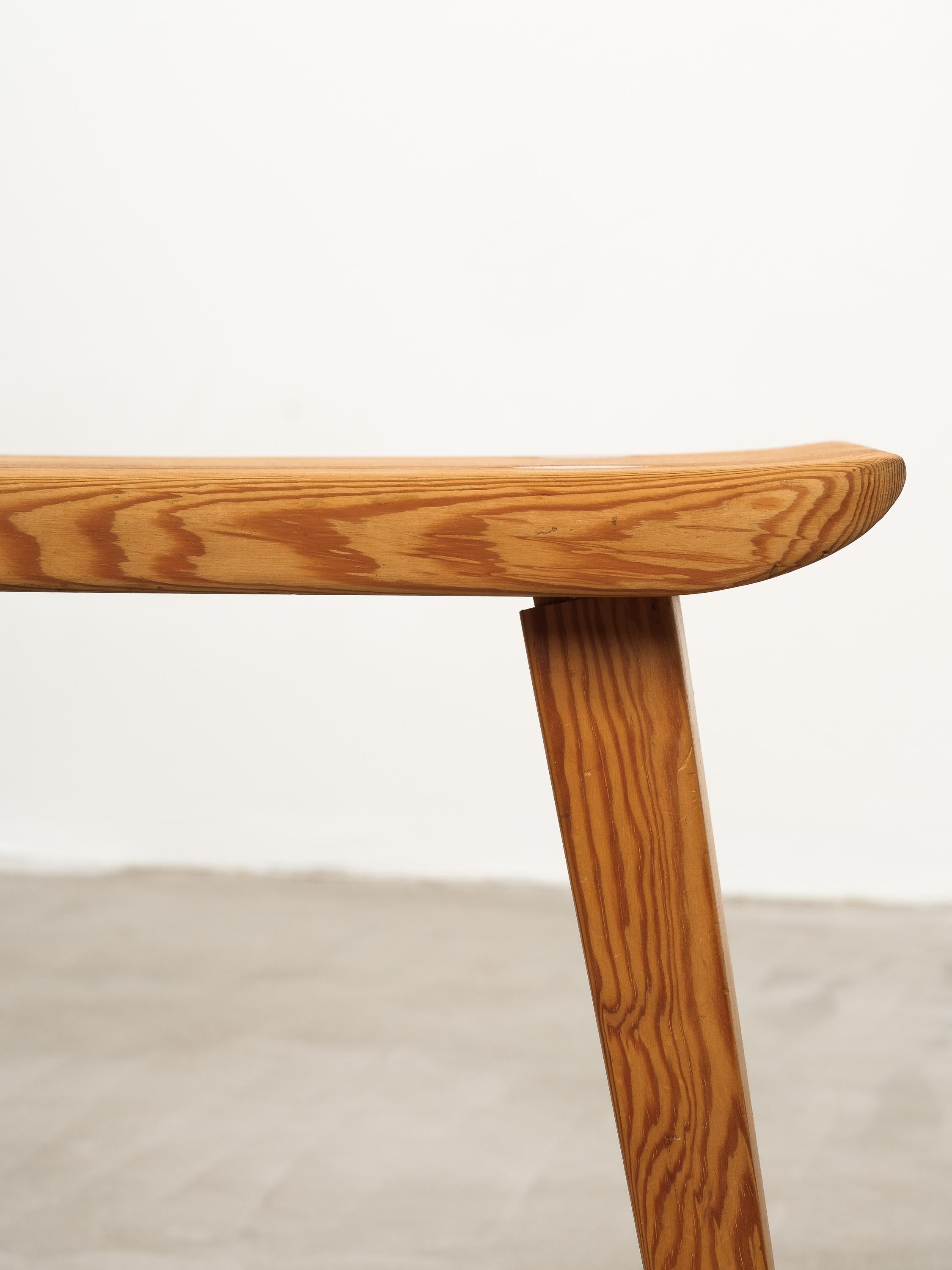Swedish Pine Stool Model 