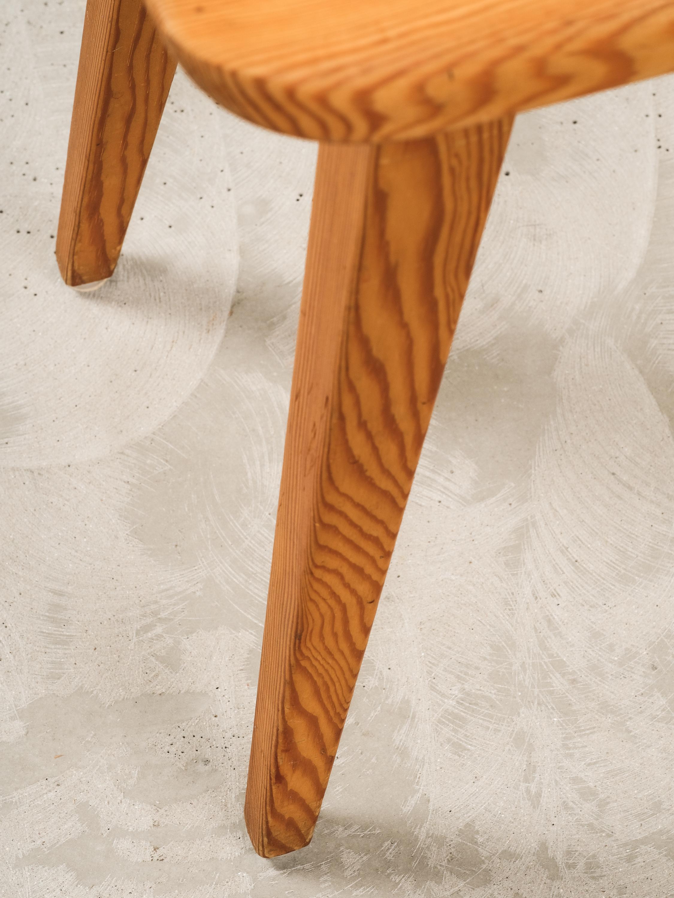 Swedish Pine Stool Model 