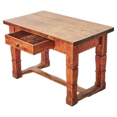 Swedish pine table Dated circa 1800 Folk Art Peasant high quality Hand Crafted