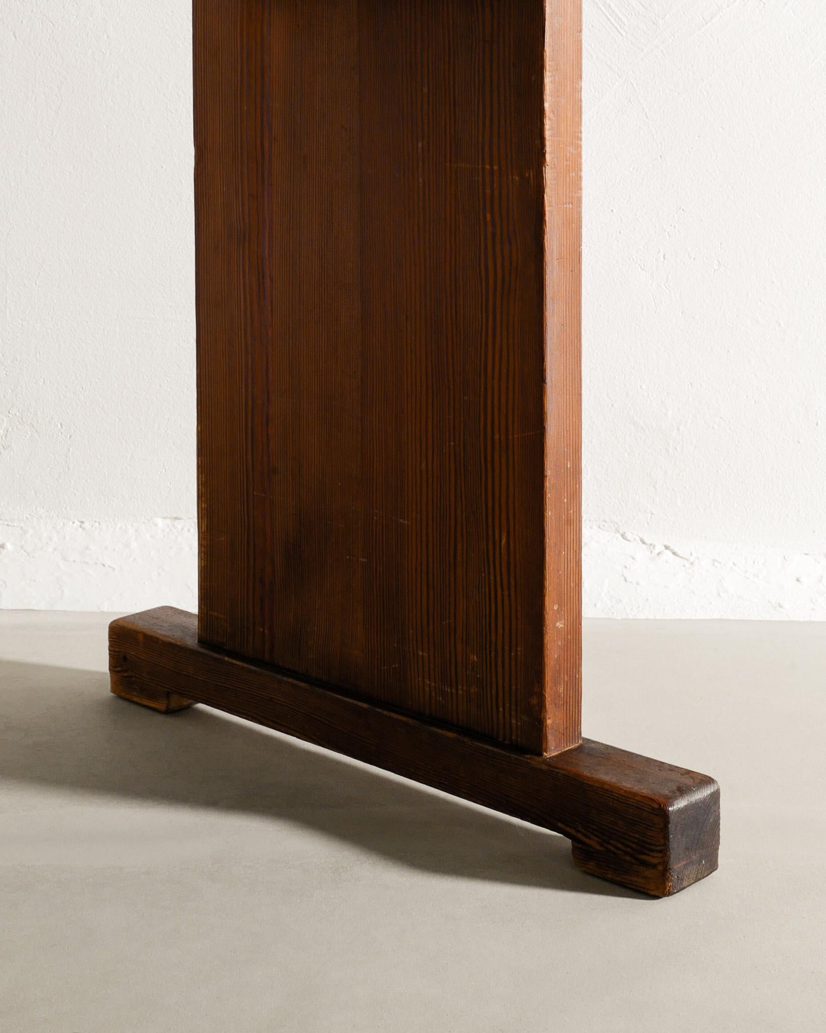 Milieu du XXe siècle Table/bureau suédoise en pin dans le style d'Axel Einar Hjorth produit en Suède dans les années 1930 en vente