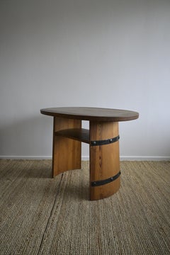 Schwedischer Kiefertisch "Lövåsen" von Åby Möbelfabrik 1940er Jahre