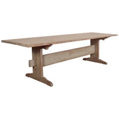 Antique Swedish Pine Tavern Table