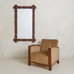 Espejo de pared de pino sueco de Glas Mäster Markaryd nº 02, años 70