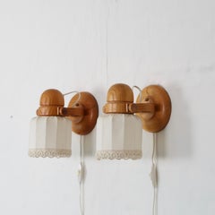Swedish Pine Wood Sconces by Markslöjd, Sweden, 1980s