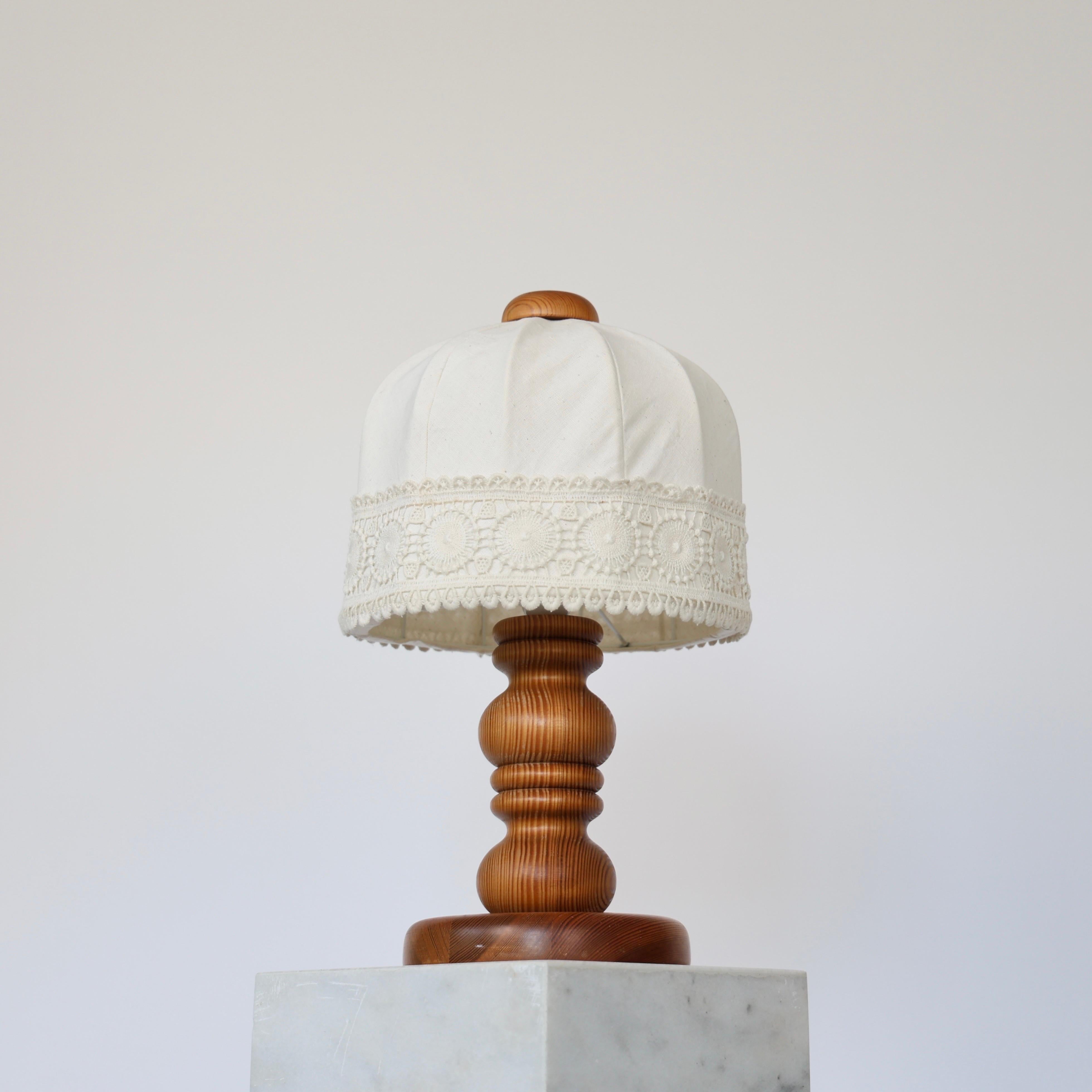 Lampade da tavolo svedesi in Wood Wood di Markslöjd, Svezia, anni '80 in vendita 3