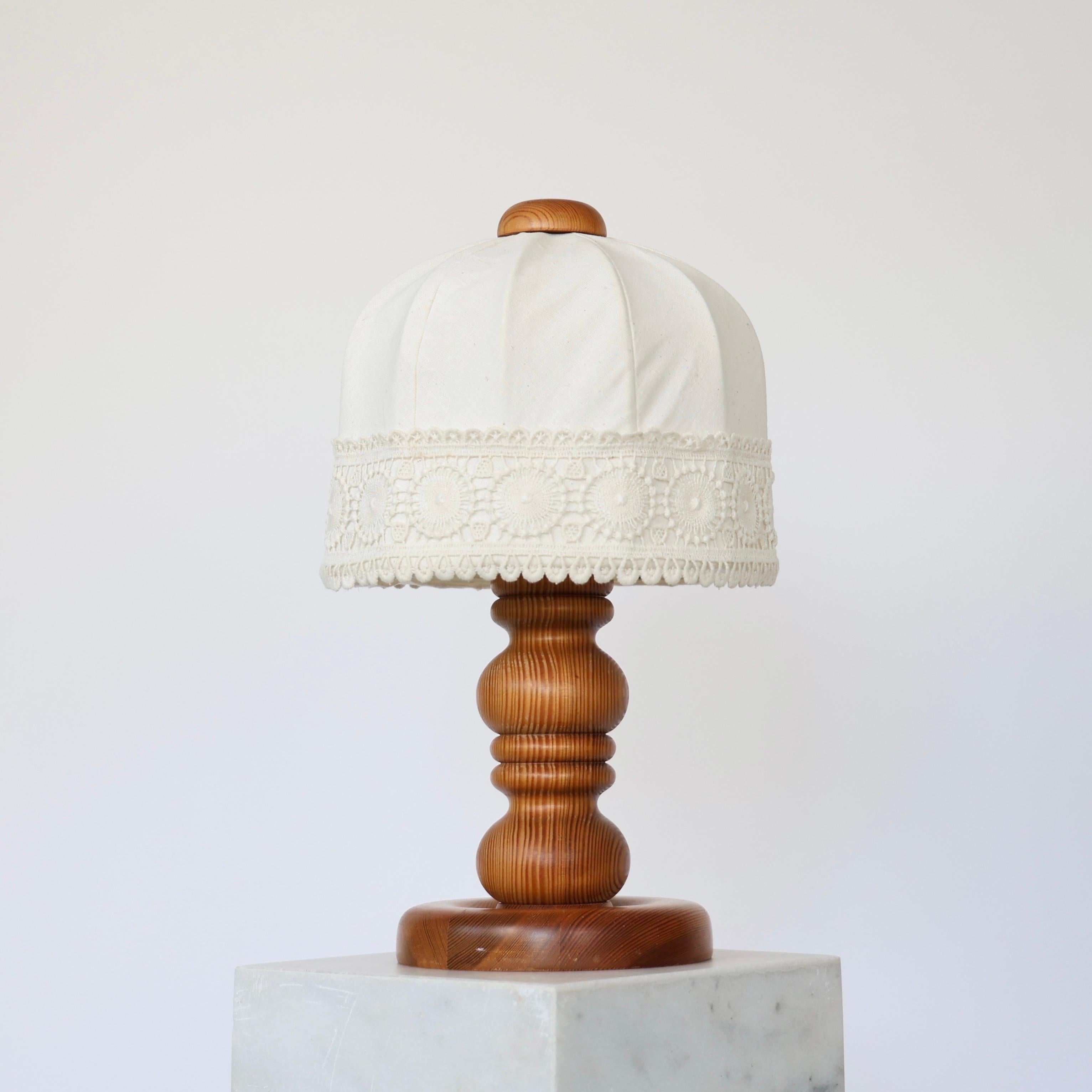 Lampade da tavolo svedesi in Wood Wood di Markslöjd, Svezia, anni '80 in vendita 1