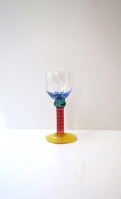 Schwedisches postmodernes Aperitifglas Kosta Boda, 1990er Jahre