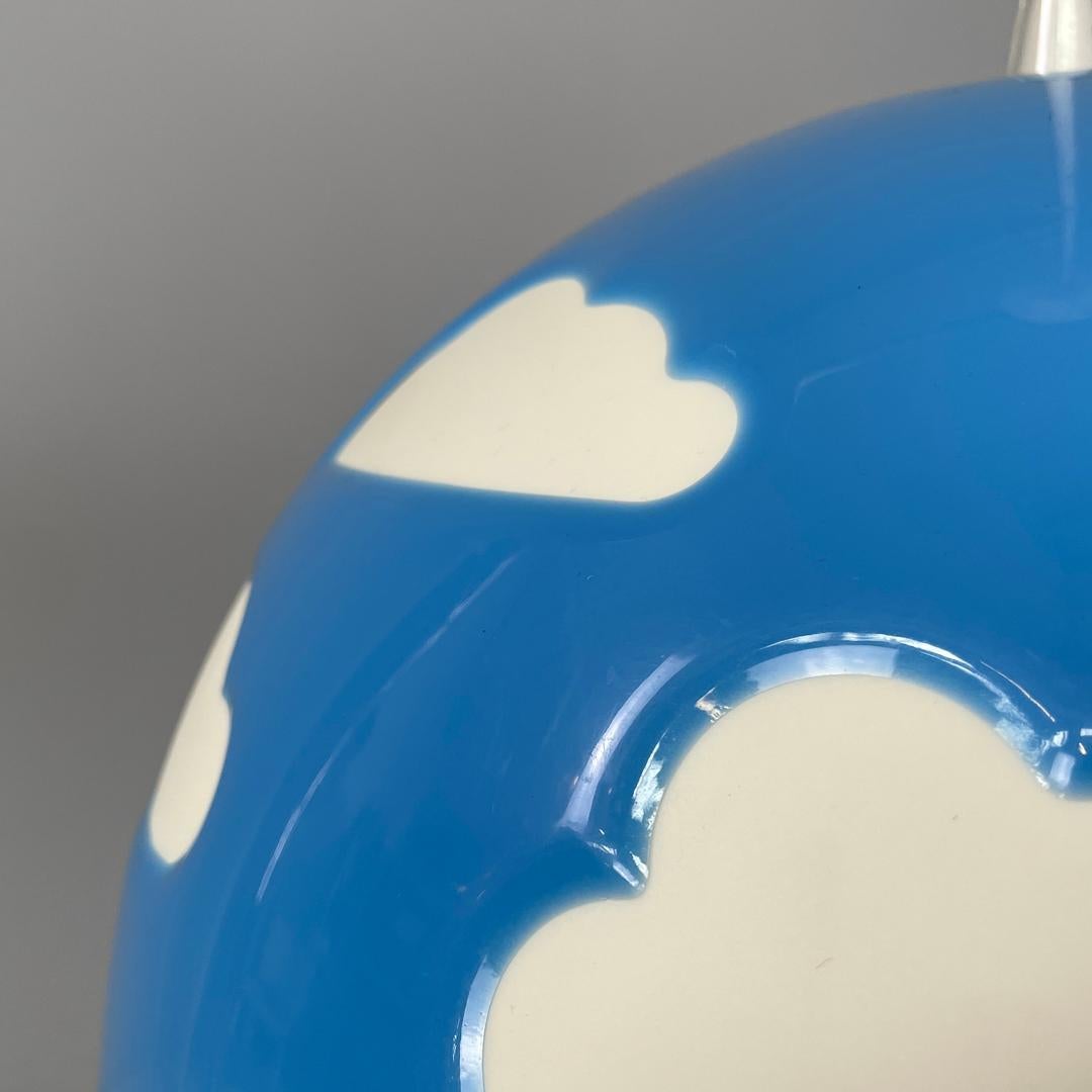 Lampada da soffitto svedese postmoderna di colore azzurro Skojig Henrik Preutz per Ikea, anni 2000 in vendita 5