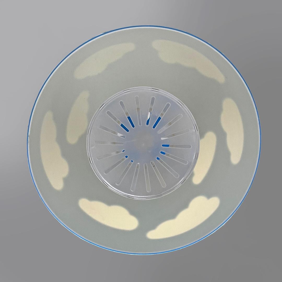 Plastica Lampada da soffitto svedese postmoderna di colore azzurro Skojig Henrik Preutz per Ikea, anni 2000 in vendita