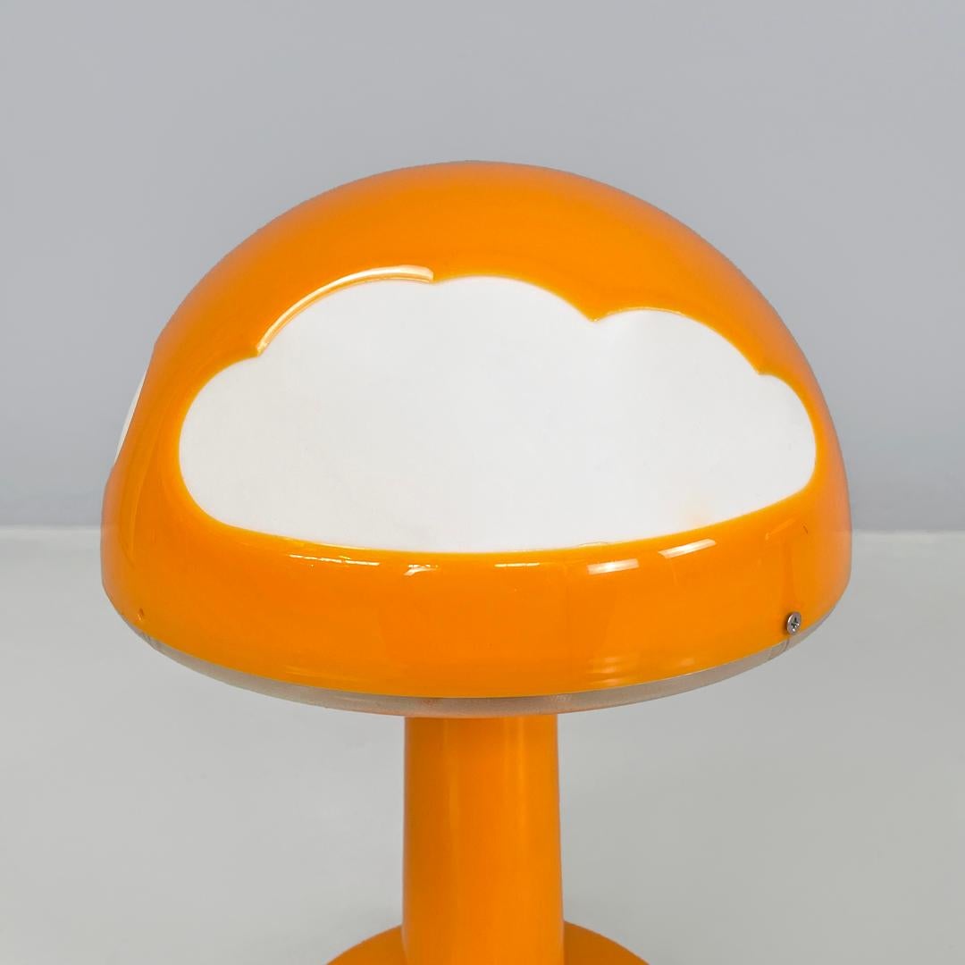 Swedish postmodern orange plastic table lamps by Henrik Preutz for Ikea, 2000s 4