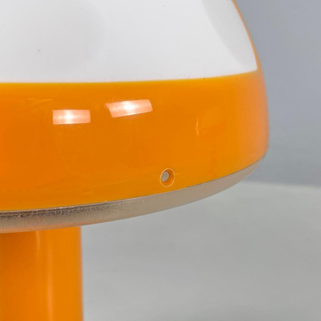 Swedish postmodern orange plastic table lamps by Henrik Preutz for Ikea, 2000s 5