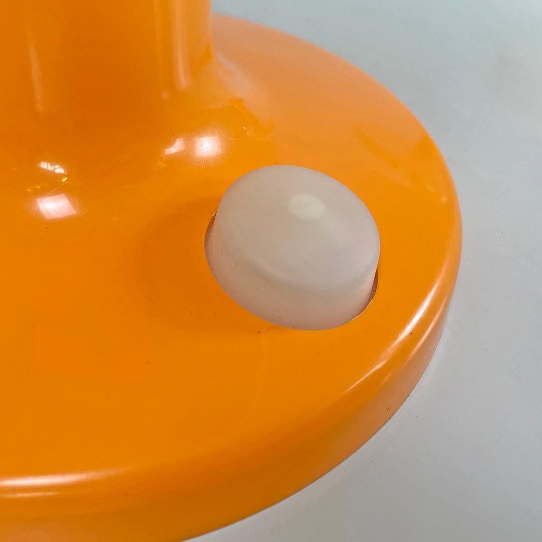Swedish postmodern orange plastic table lamps by Henrik Preutz for Ikea, 2000s 9