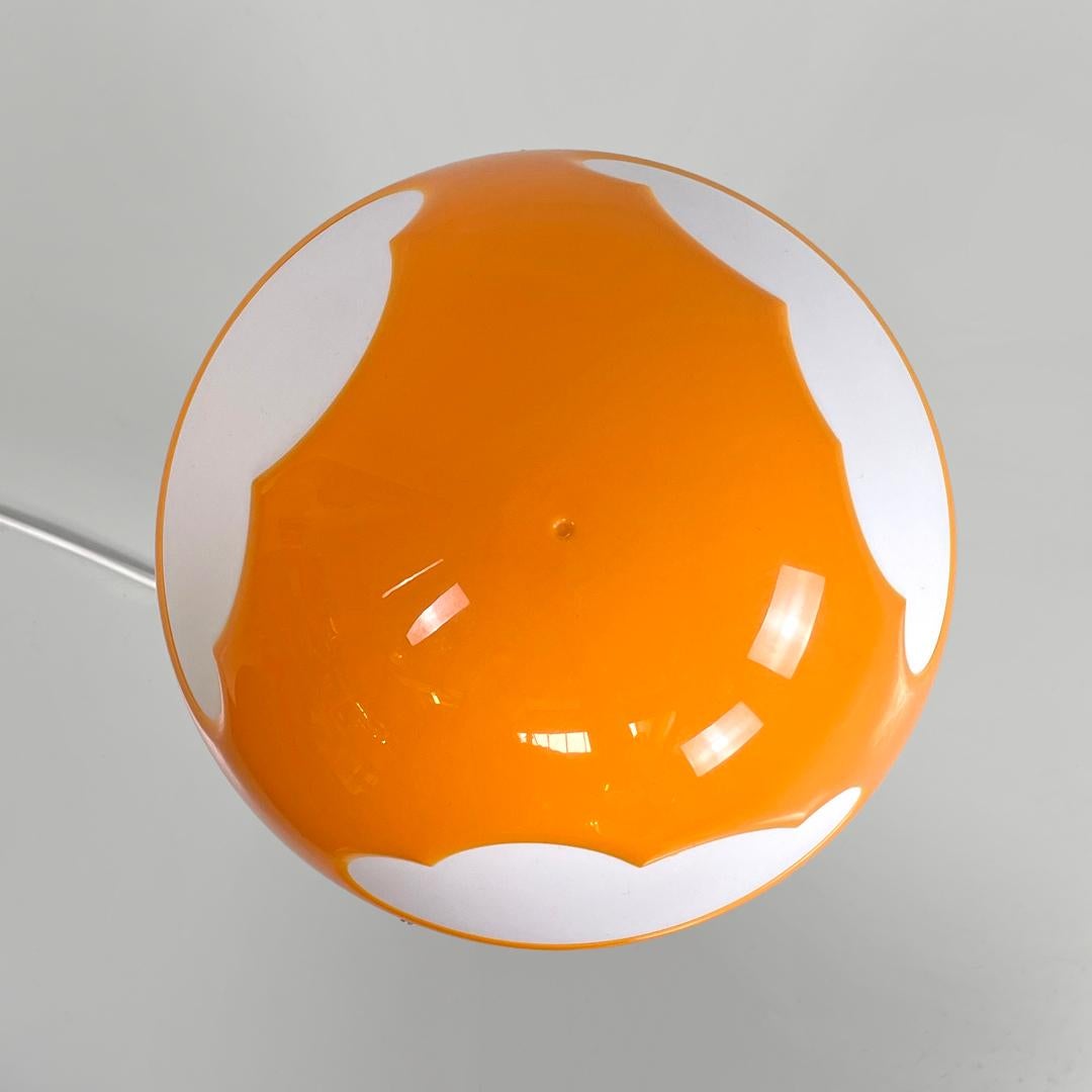 Swedish postmodern orange plastic table lamps by Henrik Preutz for Ikea, 2000s 1