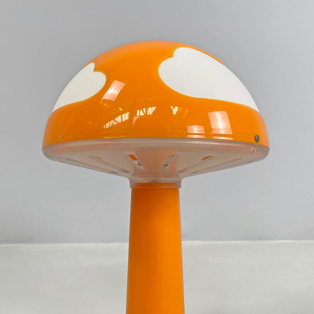 Swedish postmodern orange plastic table lamps by Henrik Preutz for Ikea, 2000s 3
