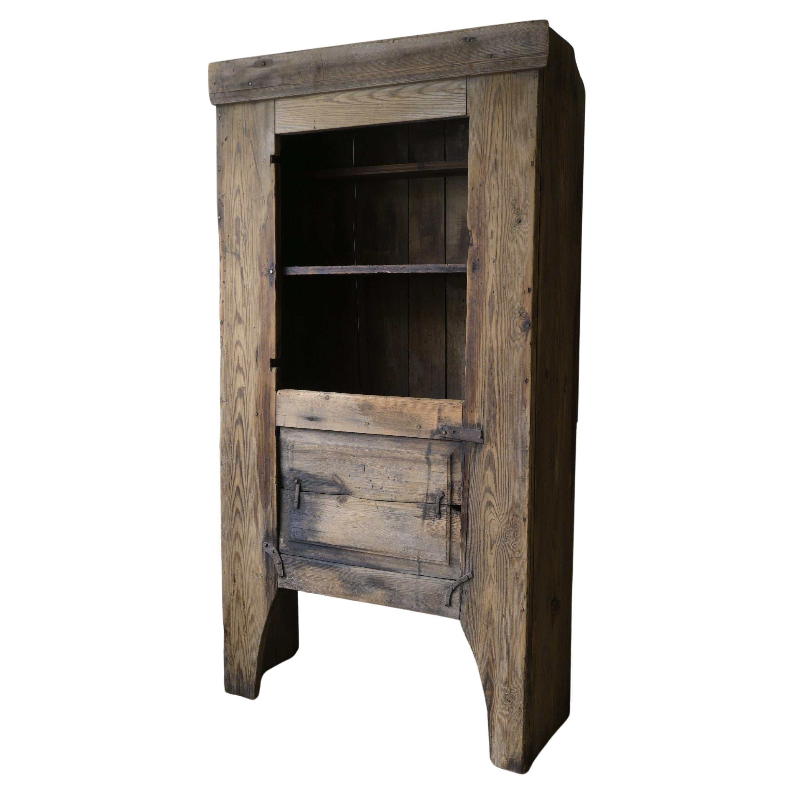 Swedish Primitive Cabinet from Dalarna, ca 1790–1830