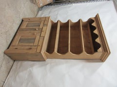 Swedish Primitive Dish Rack Cabinet