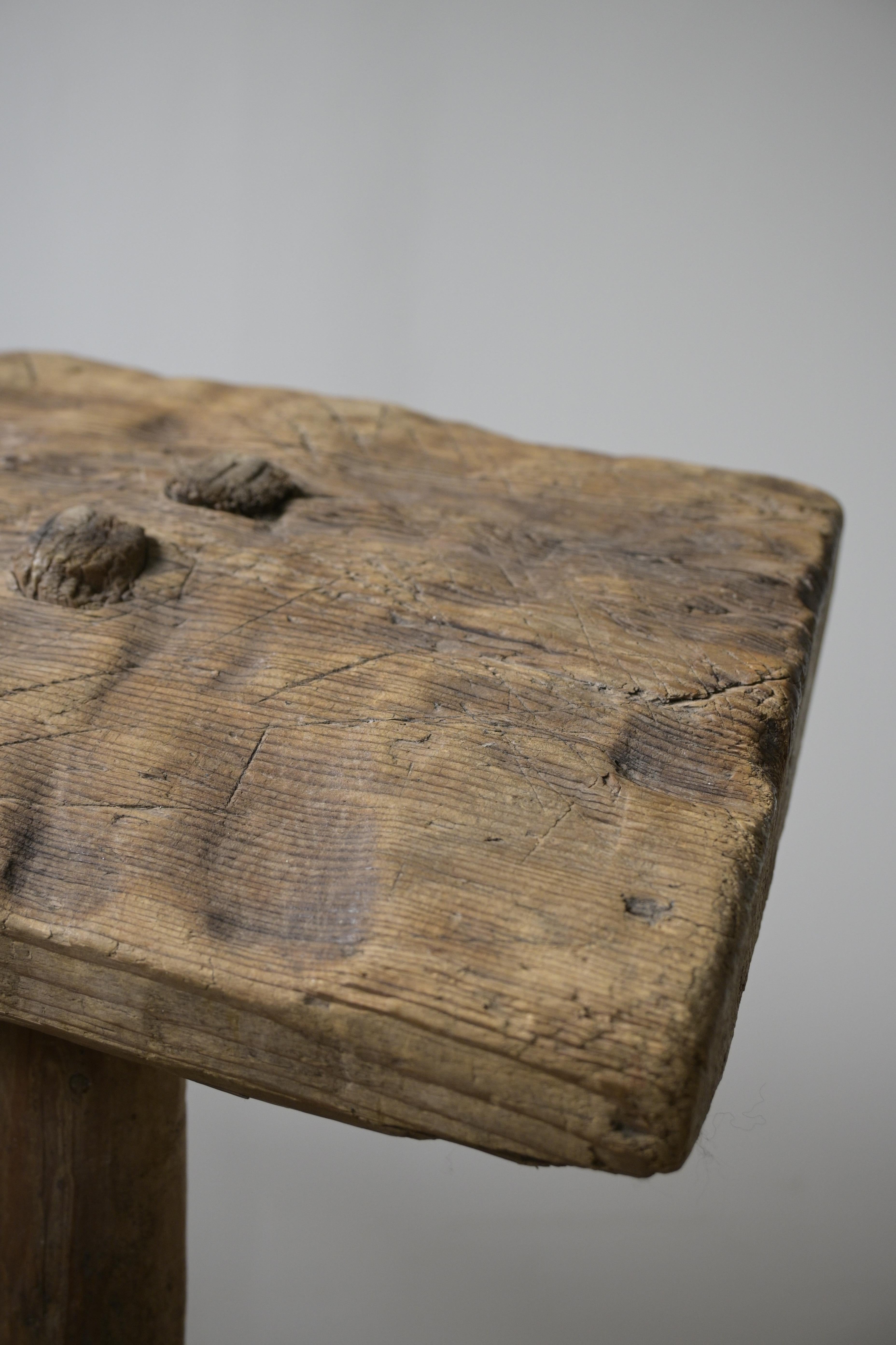 Swedish Primitive Stool ca 1850 For Sale 4