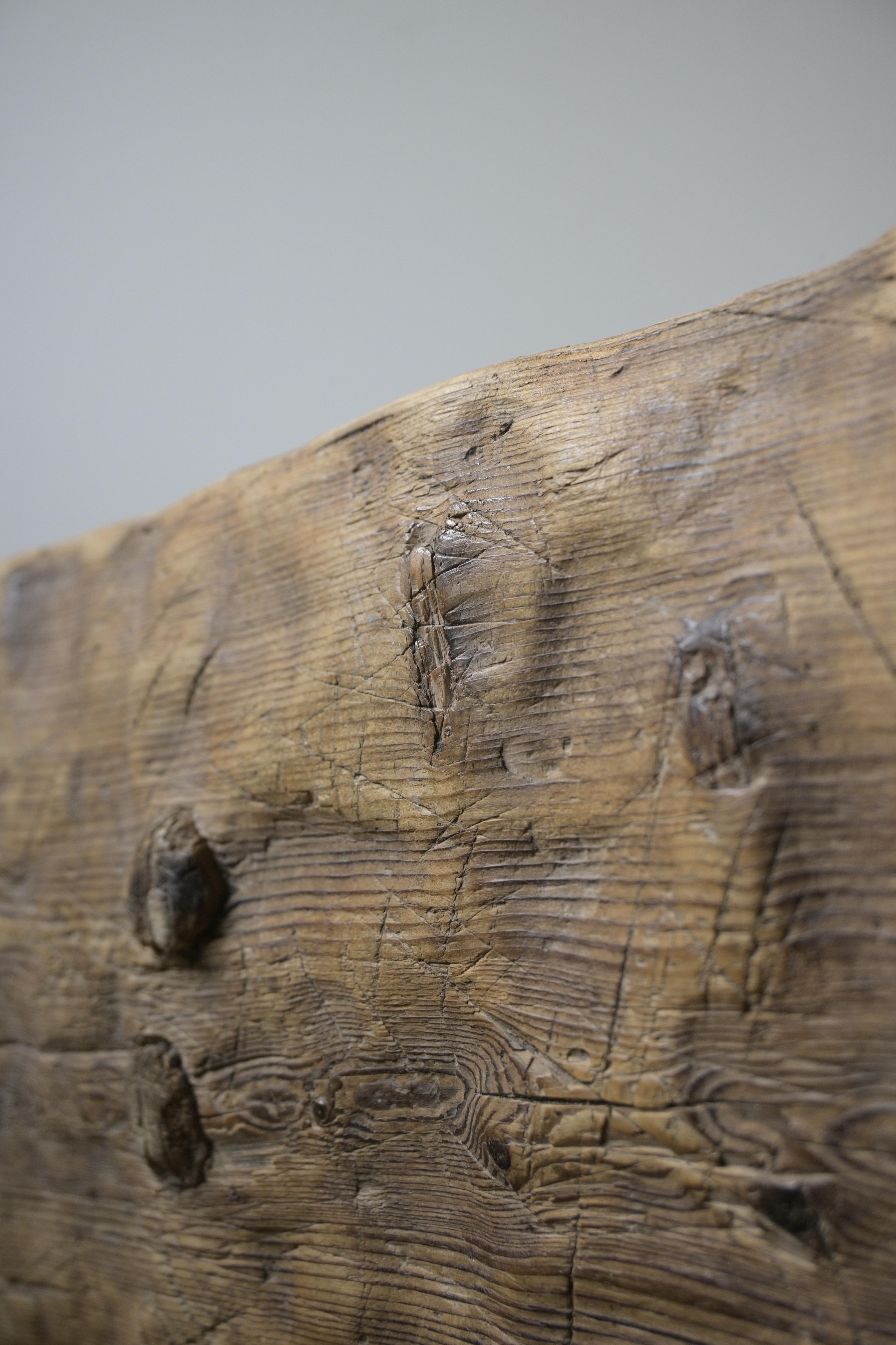 Swedish Primitive Stool ca 1850 For Sale 5