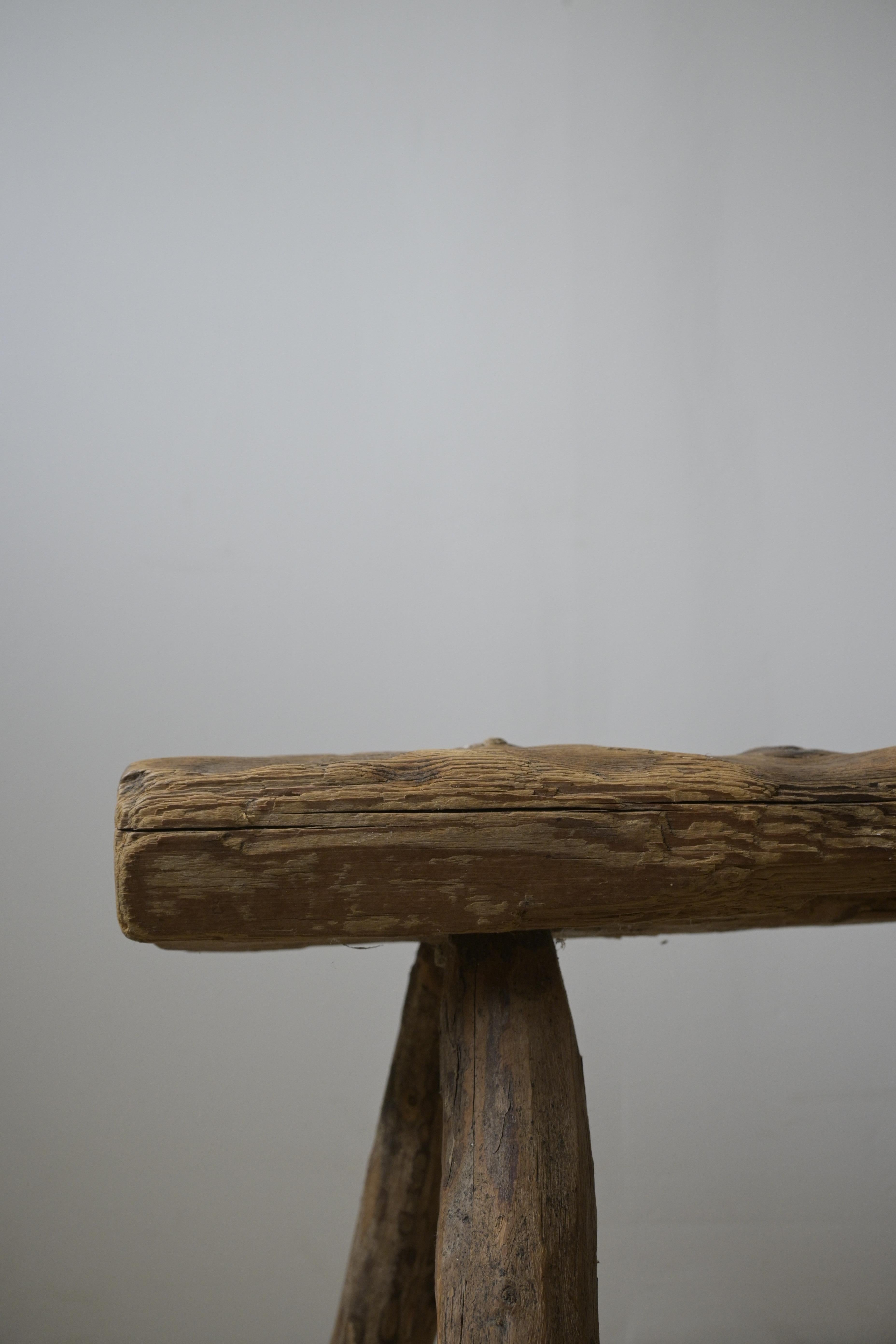 Scandinavian Modern Swedish Primitive Stool ca 1850 For Sale