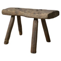 Antique Swedish Primitive Stool ca 1850