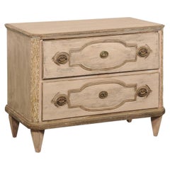Swedish Provincial Gustavian Chest with Two Drawers, Circa 1830s