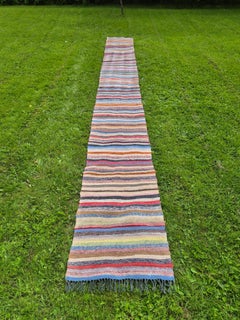 Swedish Rag Rug Folk Art Rag Rug