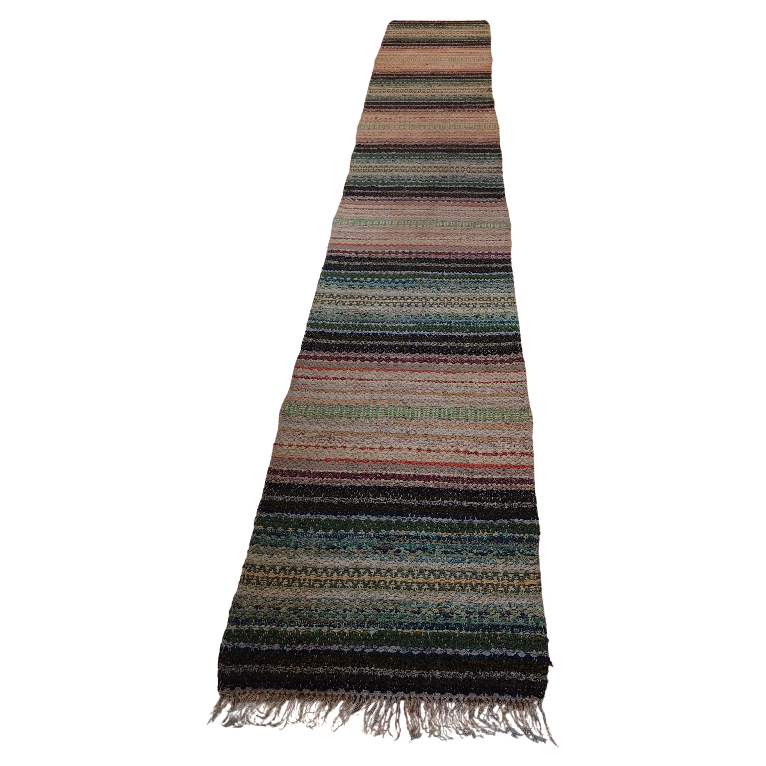 Swedish Rag Rug For Sale