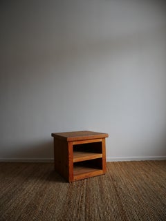 Swedish Pine Side Table, circa 1970