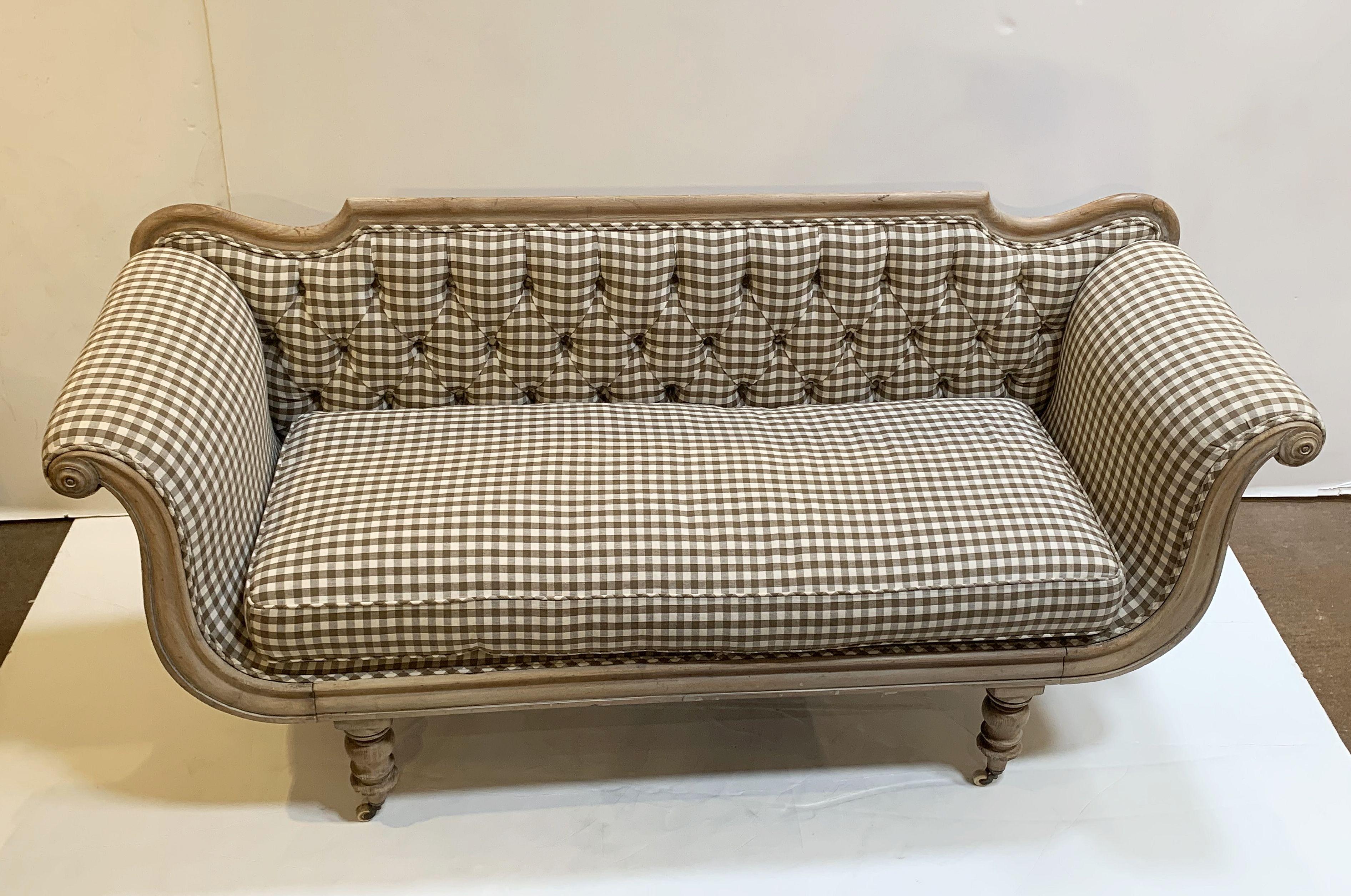 19th Century Swedish Regency Sofa with Upholstered Seating