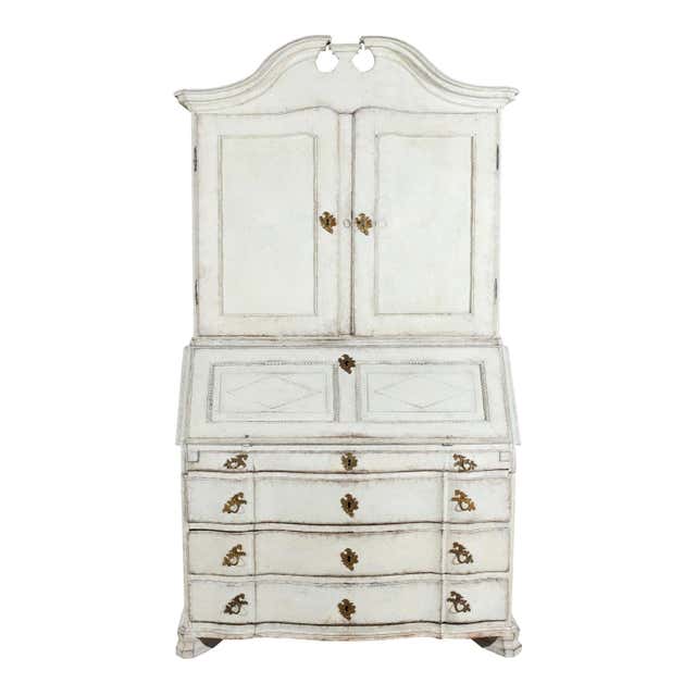 Chippendale Block-Front Slant-Top Desk For Sale at 1stDibs