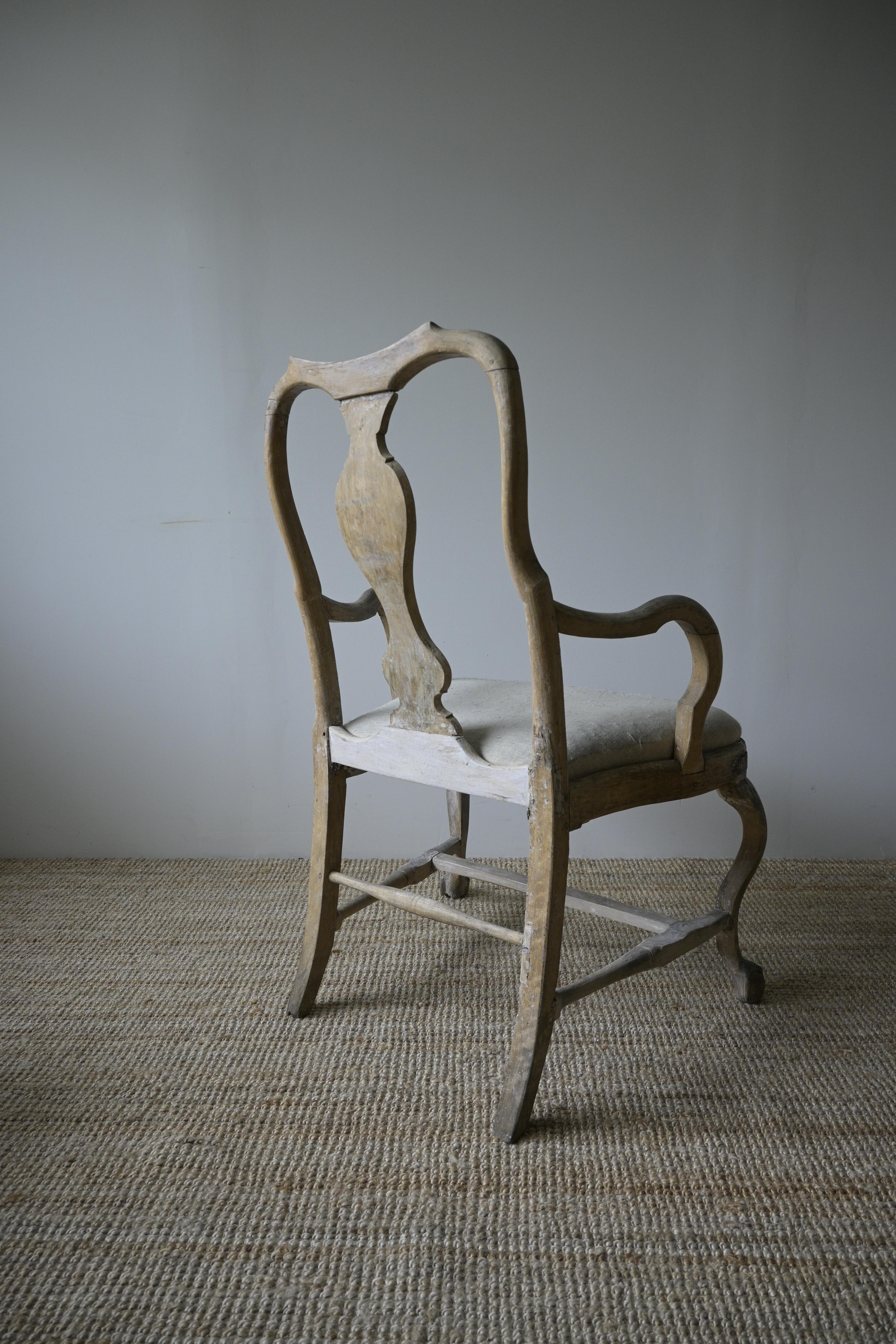 Fauteuil rococo suédois, XVIIIe siècle en vente 5