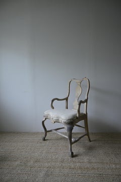 Sillón rococó sueco, siglo XVIII