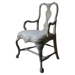 Swedish Rococo Armchair, 18th century