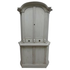 Antique Swedish Rococo Corner Cabinet