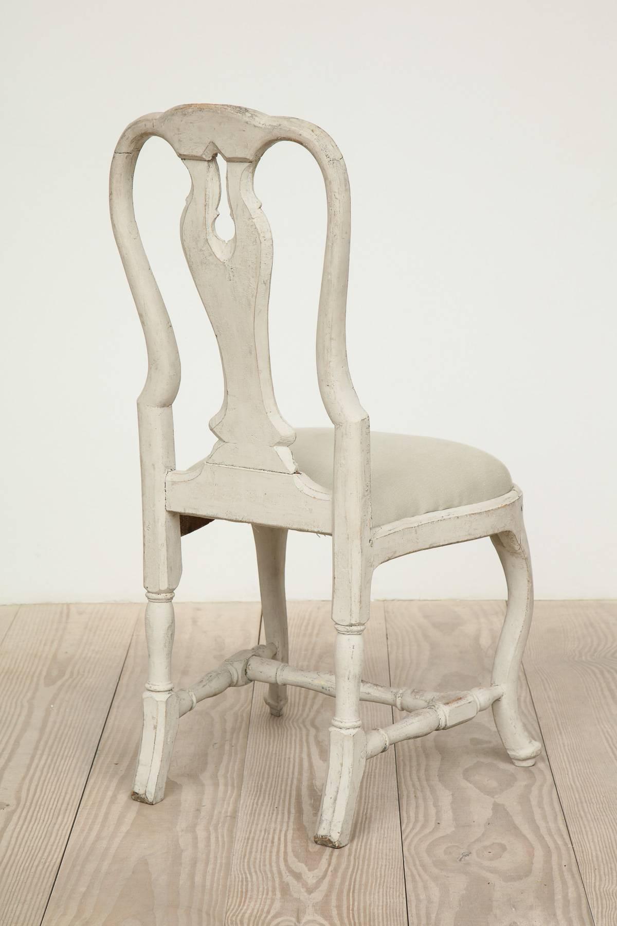 Swedish Rococo Dining Chairs, Set of 12, circa 1765 7