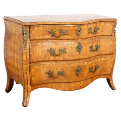 Used Swedish Rococo Marquetry Bombay Commode, circa 1750-70