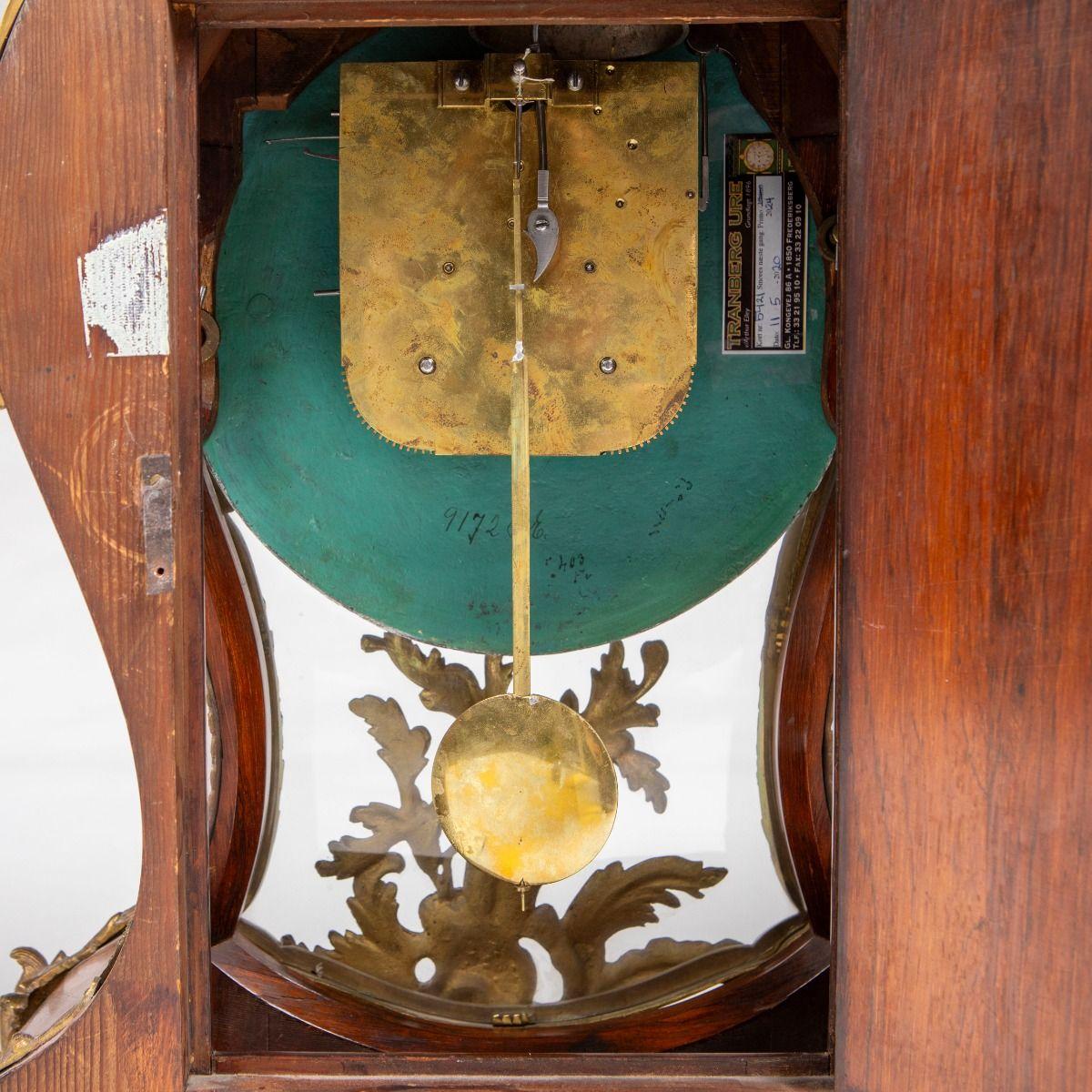 Swedish Rococo Ormolu Bracket Clock by Petter Söderman, Stockholm For Sale 5