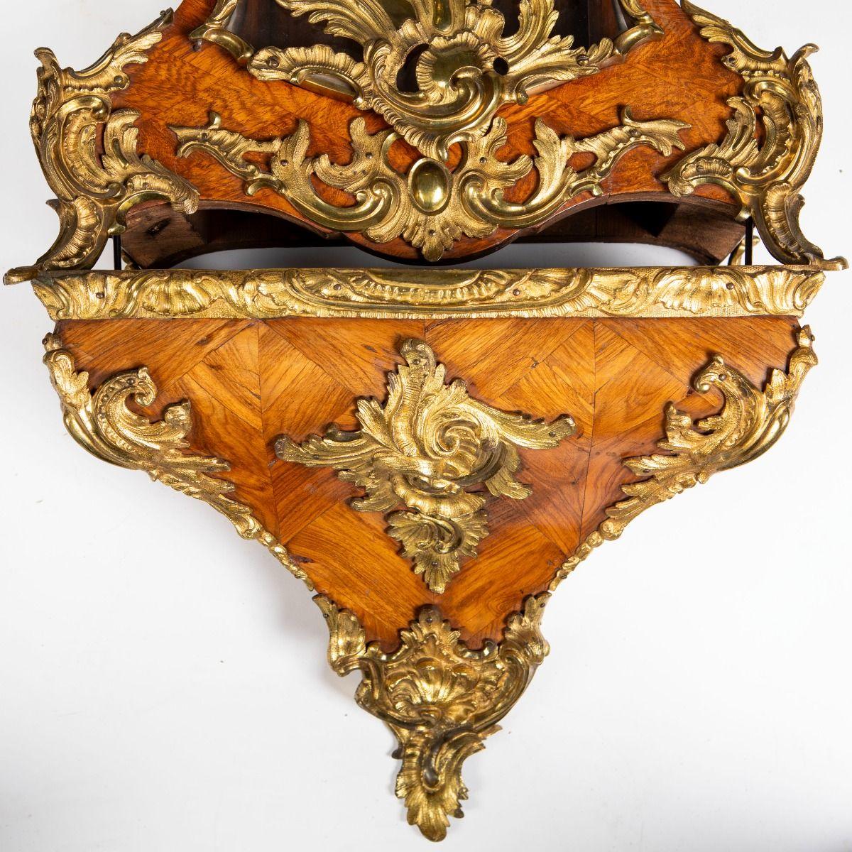 Swedish Rococo Ormolu Bracket Clock by Petter Söderman, Stockholm For Sale 8