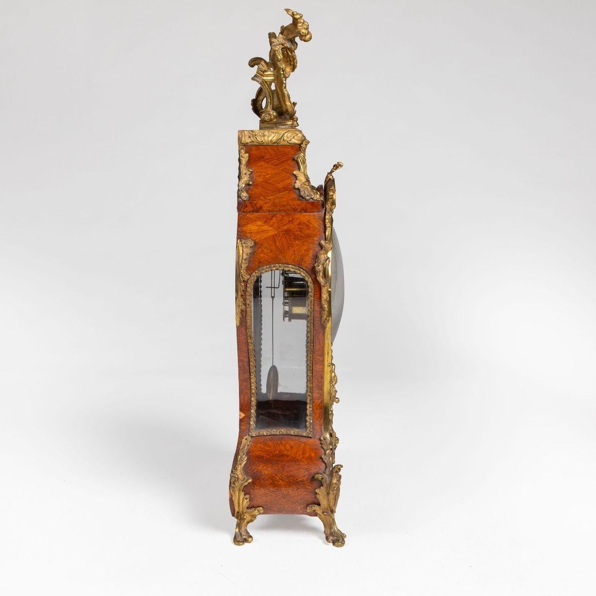 Swedish Rococo Ormolu Bracket Clock by Petter Söderman, Stockholm For Sale 10