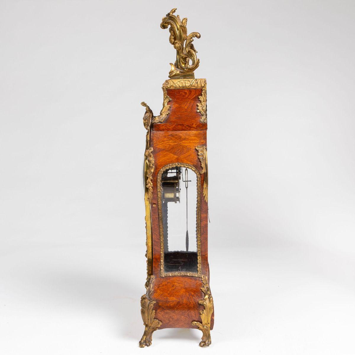 Swedish Rococo Ormolu Bracket Clock by Petter Söderman, Stockholm For Sale 12