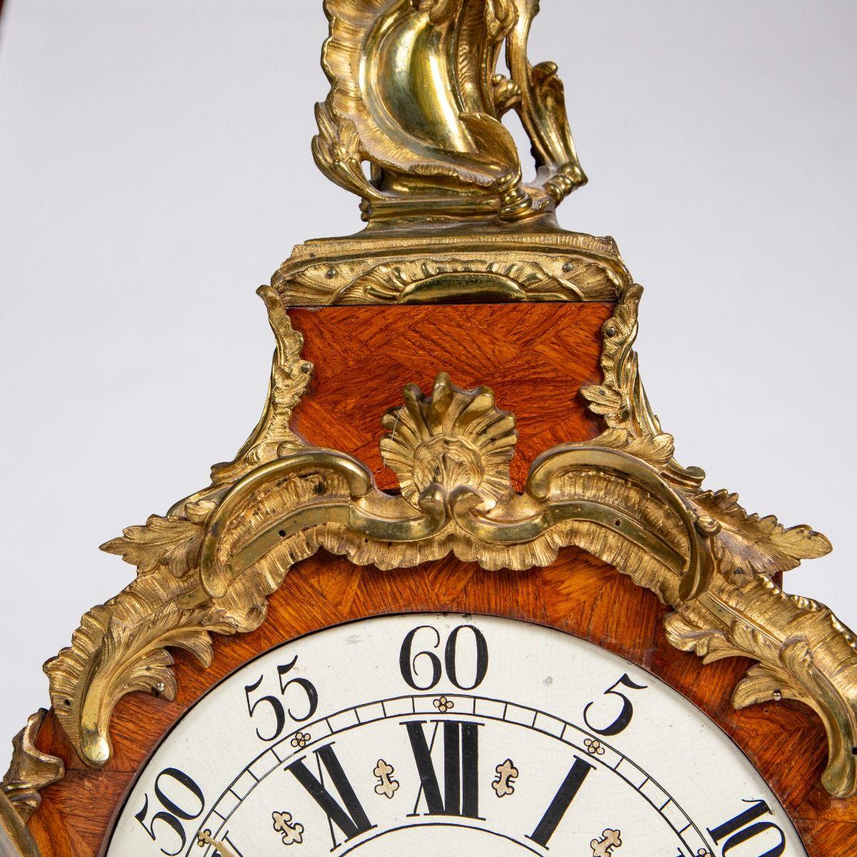 Swedish Rococo Ormolu Bracket Clock by Petter Söderman, Stockholm In Good Condition For Sale In Kastrup, DK