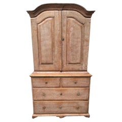 Swedish Rococo Painted Cupboard