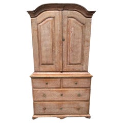 Swedish Rococo Painted Cupboard