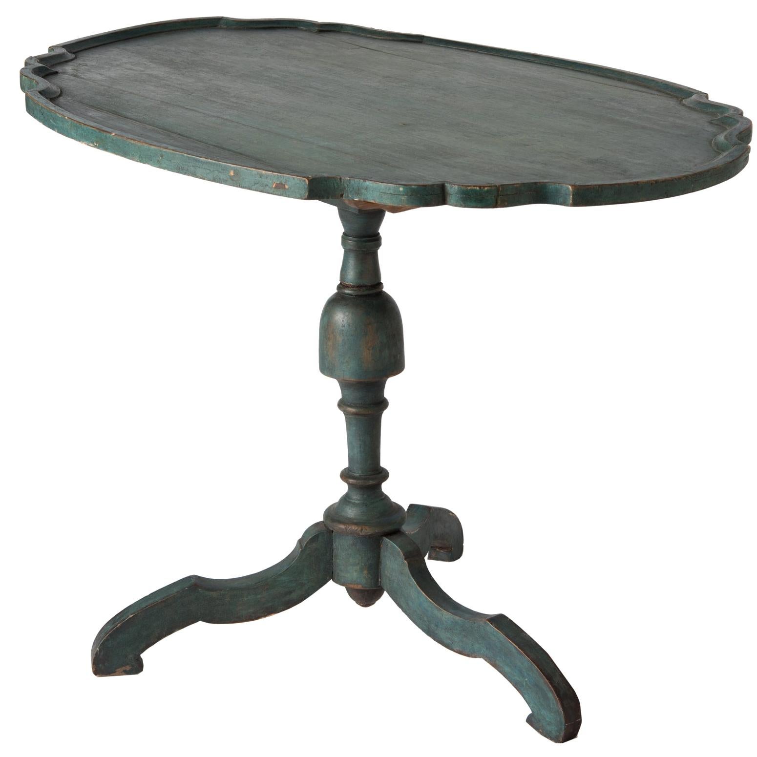 Swedish Rococo Period Flip Top Table, circa 1760 For Sale