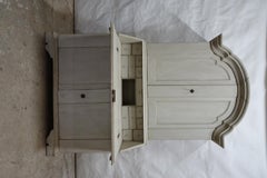 Swedish Rococo Secretary Hutch
