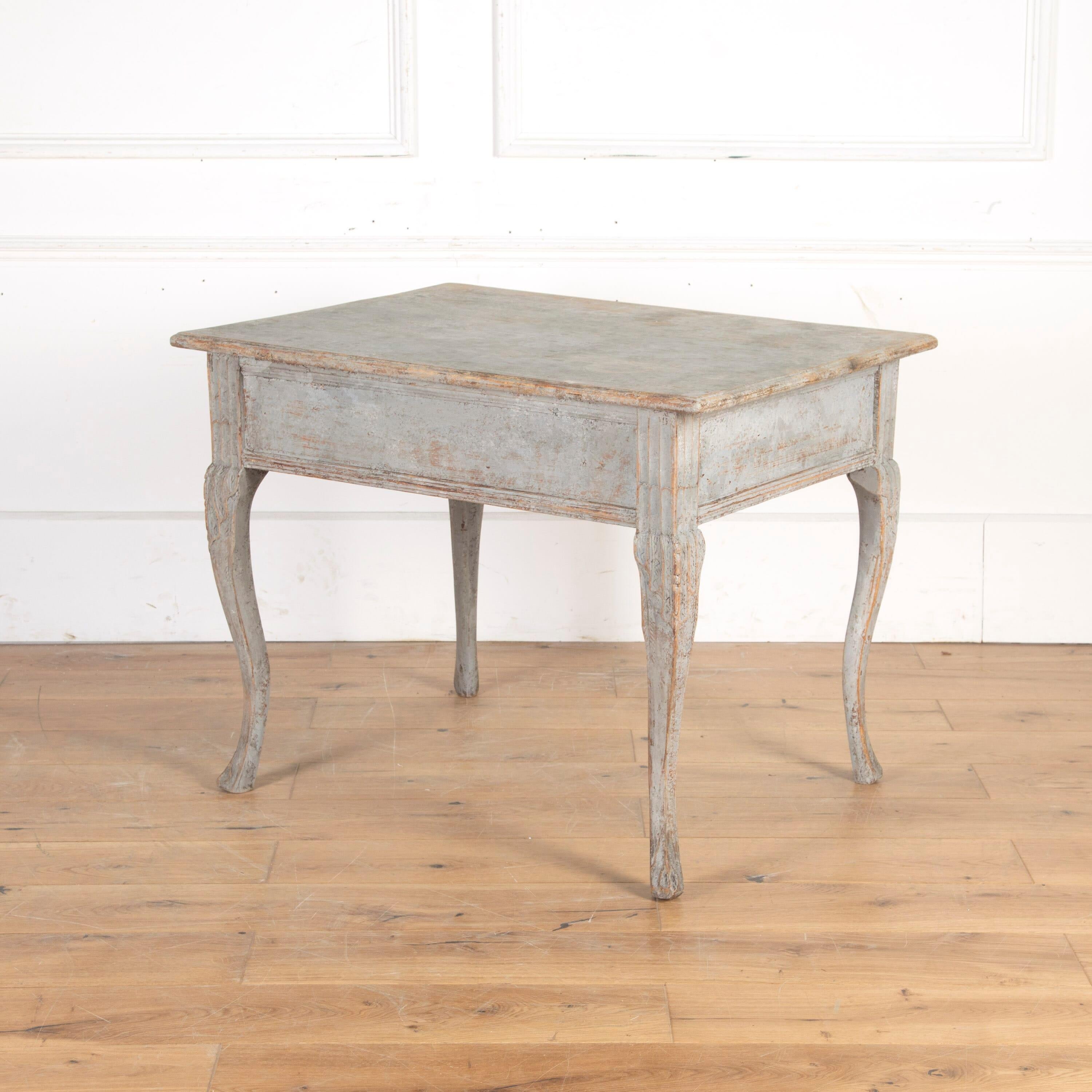 18th Century and Earlier Swedish Rococo Side Table