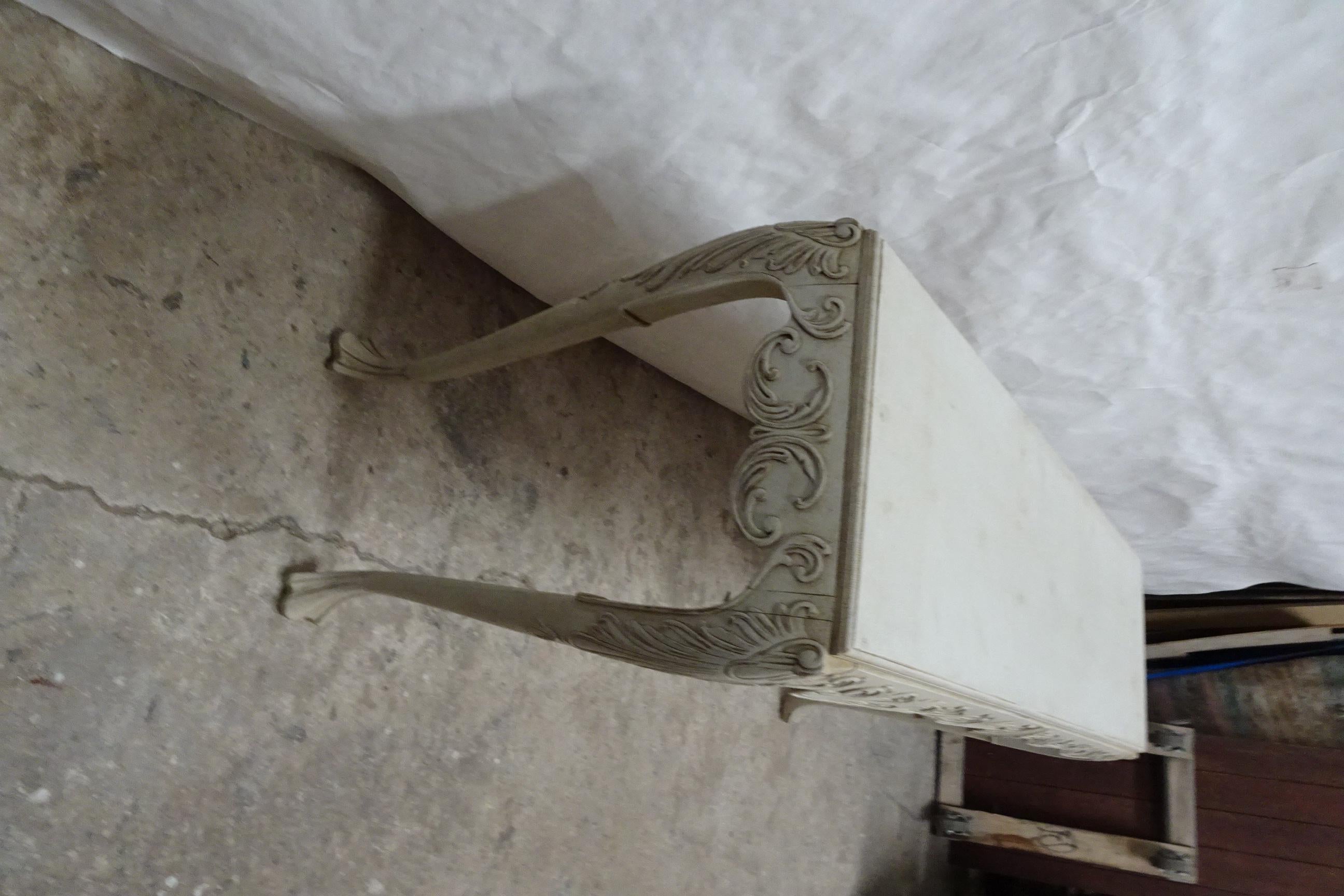 Swedish Rococo Style Console Table For Sale 5