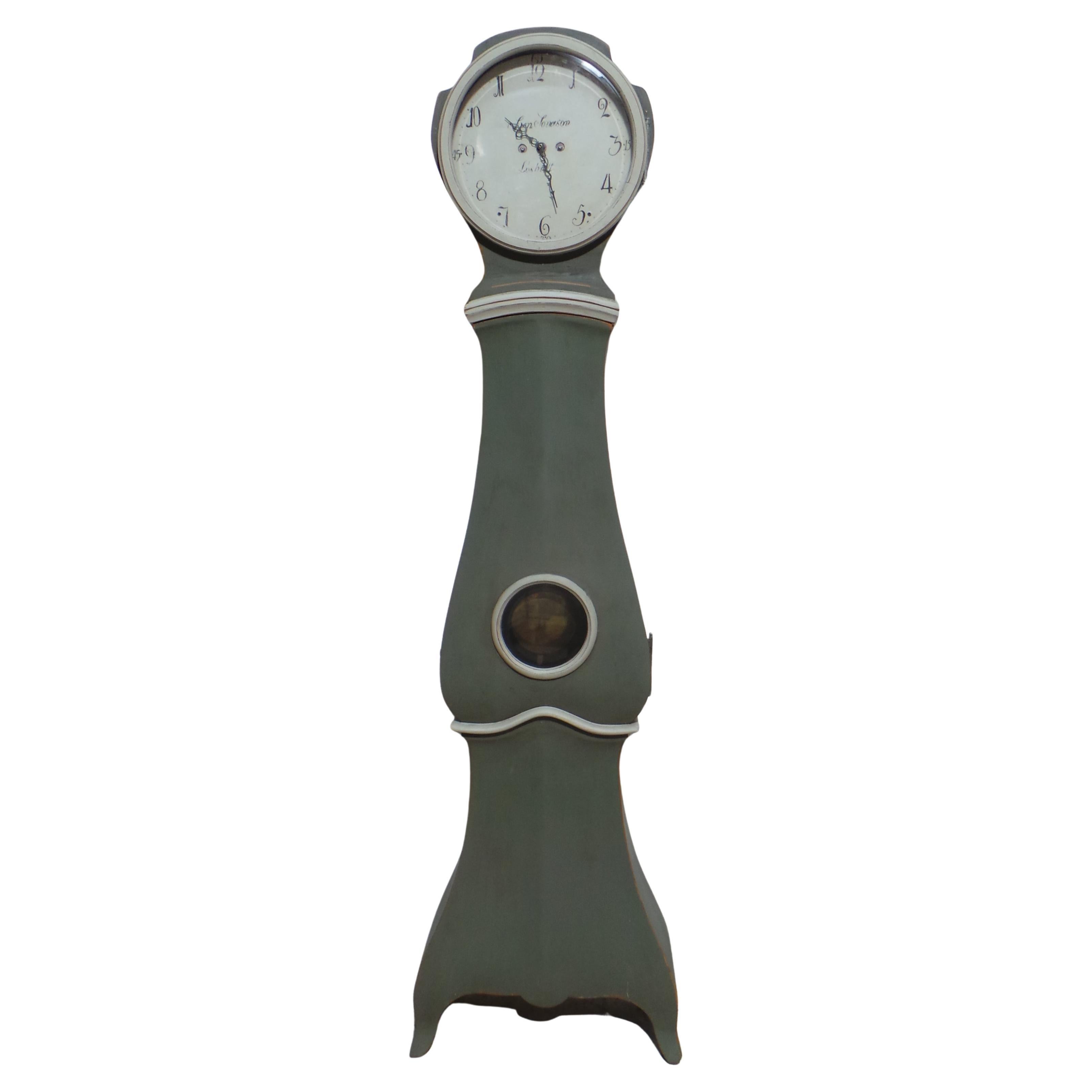 Swedish Rococo Style Mora Clock For Sale