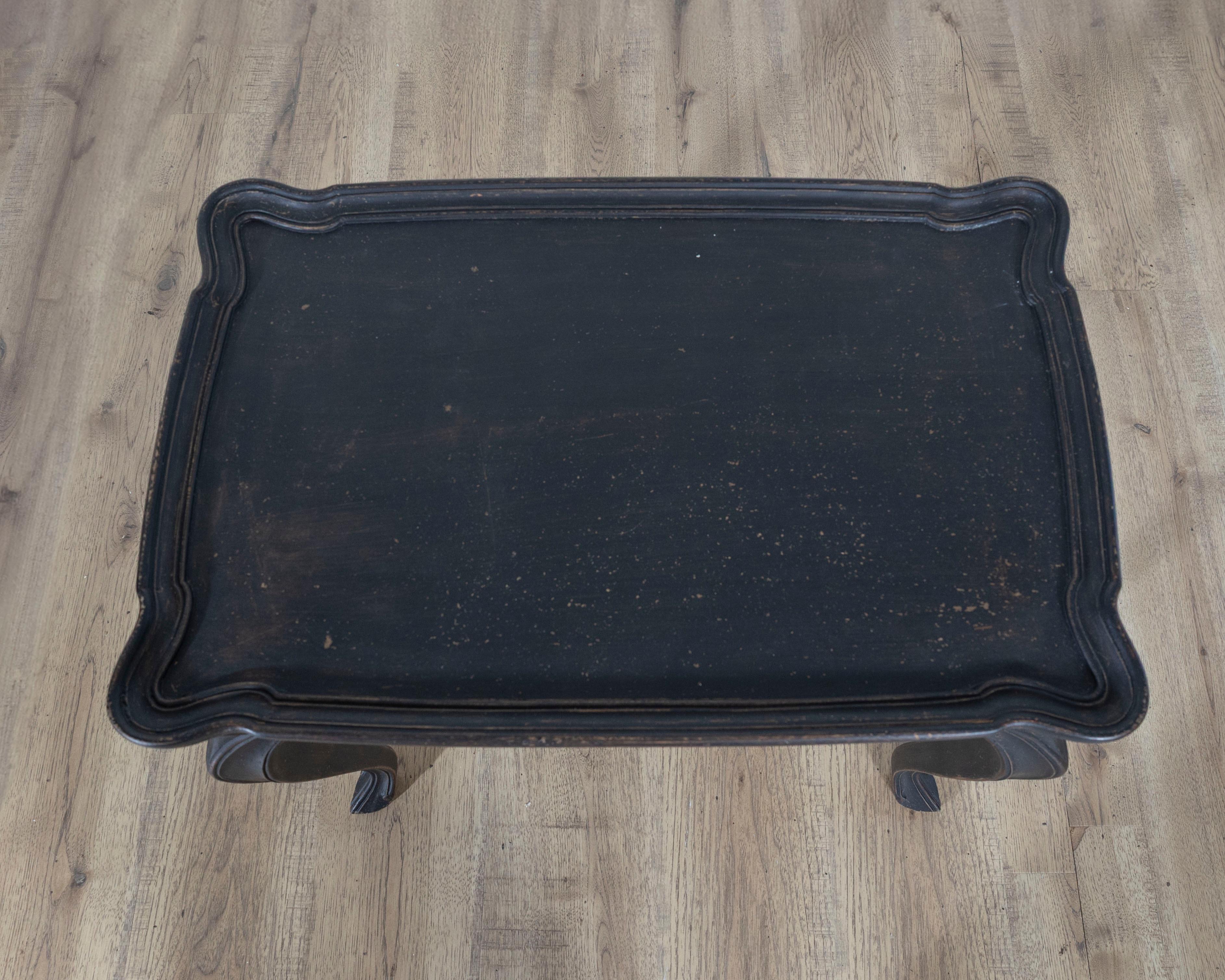 Swedish Rococo Style Painted Coffee Table, Circa 1910 For Sale 2